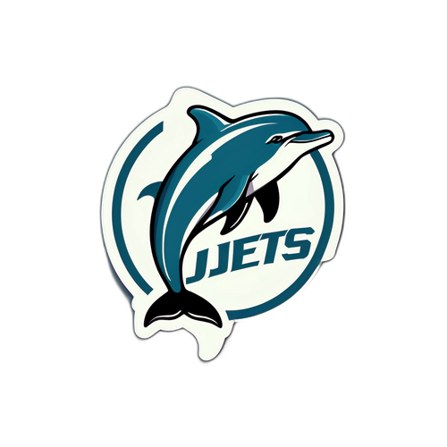 Adesivo do Jogo Dolphins vs. Jets