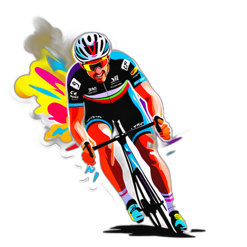 Victor Campenaerts Finishlijn