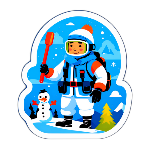 En lekfull illustration av en isagent