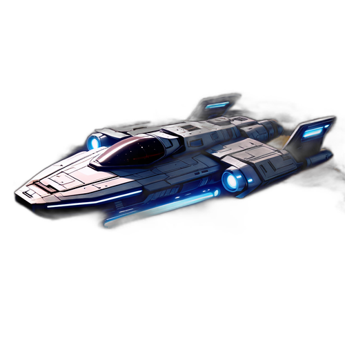 Vaisseau spatial futuriste de Star Citizen