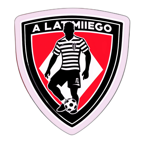 Escudo icónico de Atlético Mineiro con silueta de Flamengo