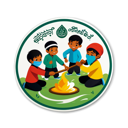 Sticker Merayakan Semangat Komuniti di Aceh