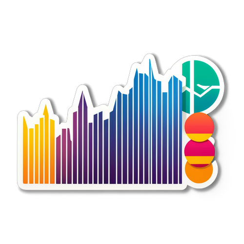 日経平均のグラフィックアート