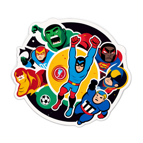 Futball apokalipszis matricák