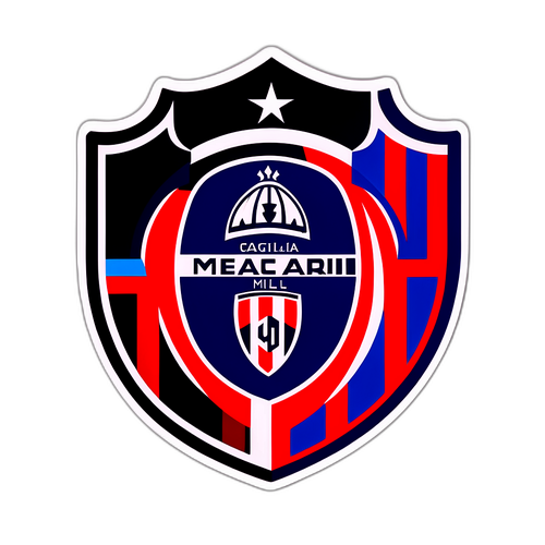 Дизайн наклейки с матчем Кальяри - Милан
