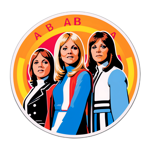 ABBA's ikoniske albumcovers i retro design