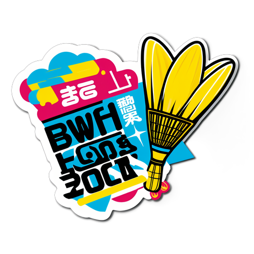 Rasai Demam Badminton! Sticker Hebat untuk BWF Hong Kong Open 2024!