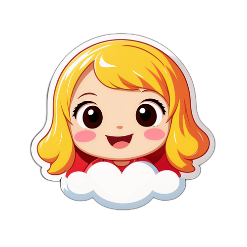 可愛いイラスト インスパイアされたモエ・ヤマグチの笑顔