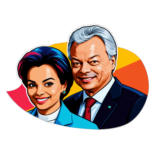 Ontdek de Magische Chemie Tussen Didier Reynders en Hadja Lahbib: Samen Stralen ze in een Kleurrijke Wereld!