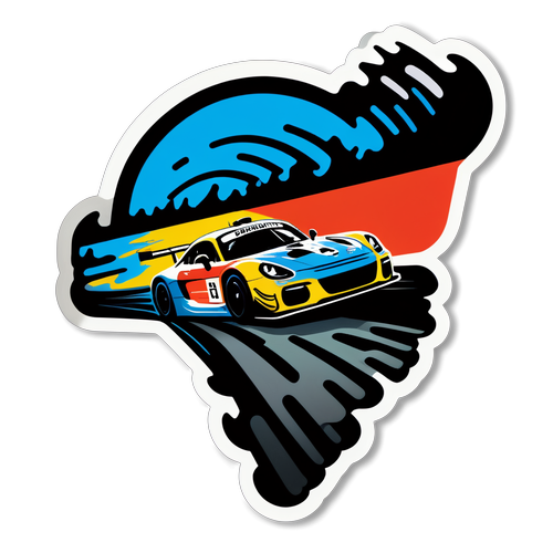 Adrenalin Pur: Das Nürburgring Sticker-Design, das Motorsport-Fans in Ekstase versetzt!