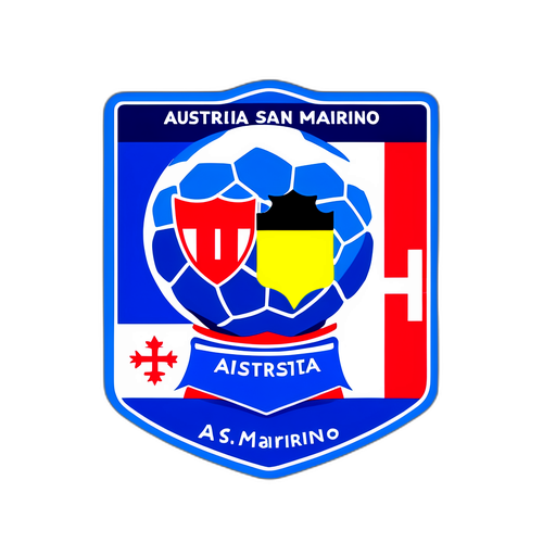 Sticker ya Soka ya Austria na San Marino