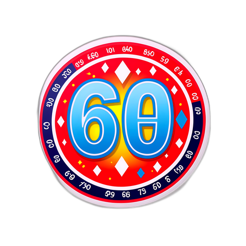 Sticker cu numere de loterie - Noroc