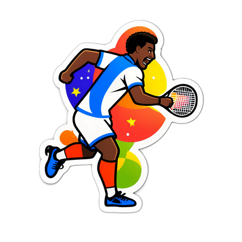 Un sticker cu sportivitate și eleganță