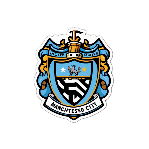 न्यूकैस्ल यूनाइटेड बनाम मैनचेस्टर सिटी मैच का स्टिकर
