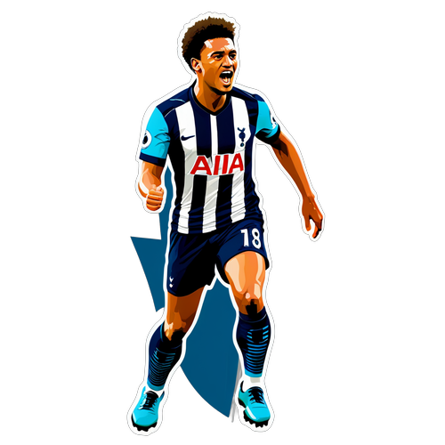 Sticker ya Mchezo wa Tottenham dhidi ya Newcastle