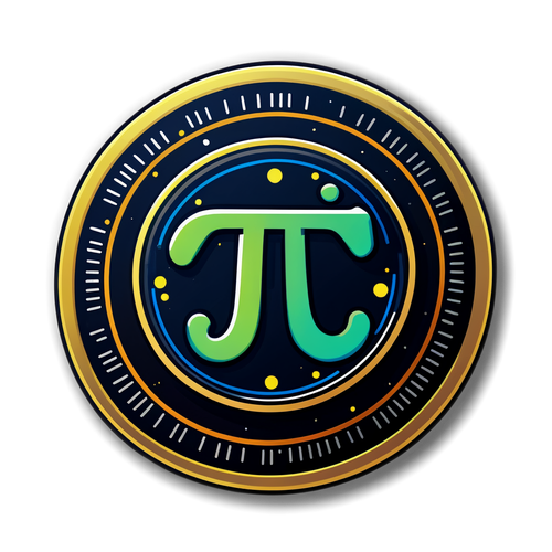 Pi Coin未來潛力科技貼紙