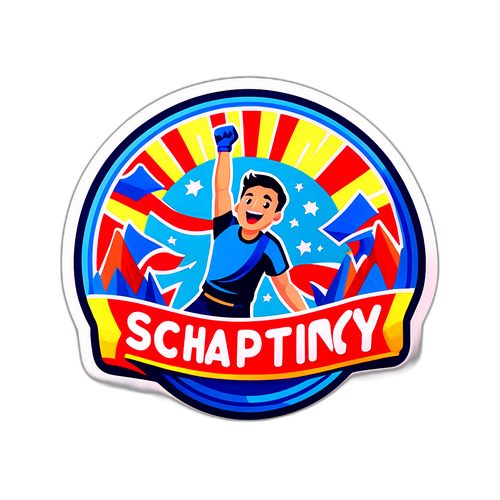 竞赛瞬间的胜利喜悦