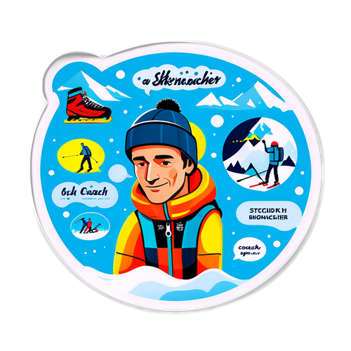 Stefan Horngacher als Coach Aufkleber