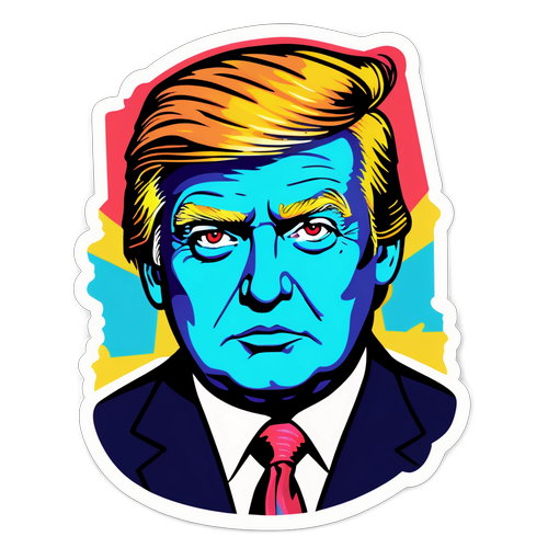 Kontrowersyjny portret Donalda Trumpa w stylu pop-art