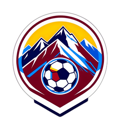 Desain Kreatif Logo Colorado Rapids dengan Elemen Gunung