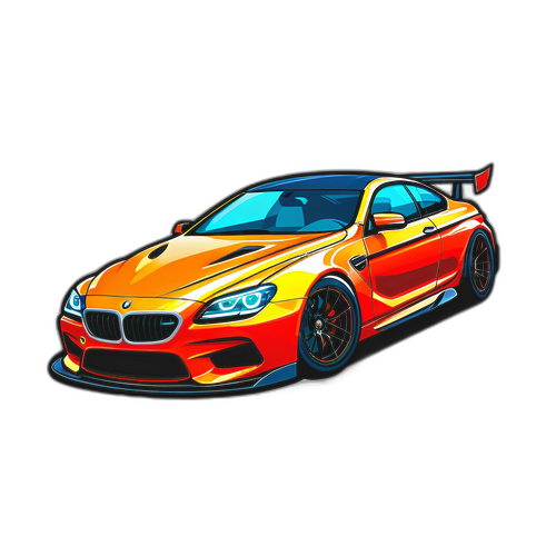 Stijlvolle M6 Sticker