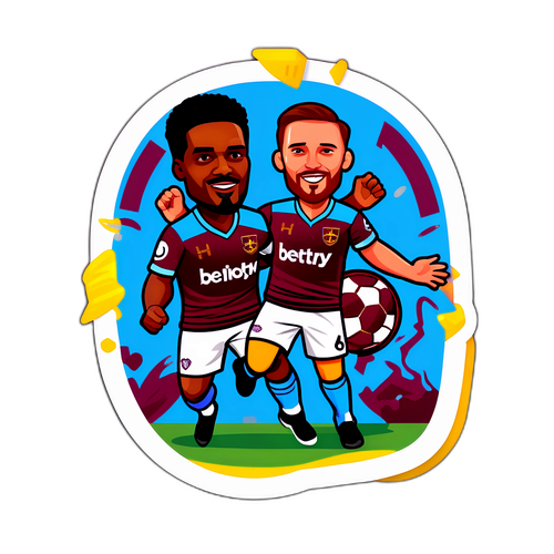 Σχεδίαση αυτοκόλλητου για τον αγώνα West Ham vs. Brentford