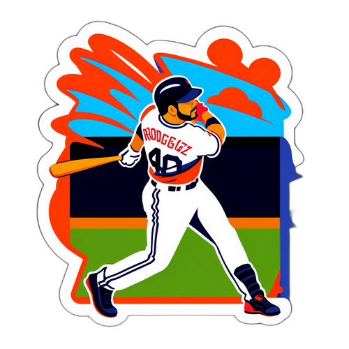 Julio Rodriguez Home Run King Sticker