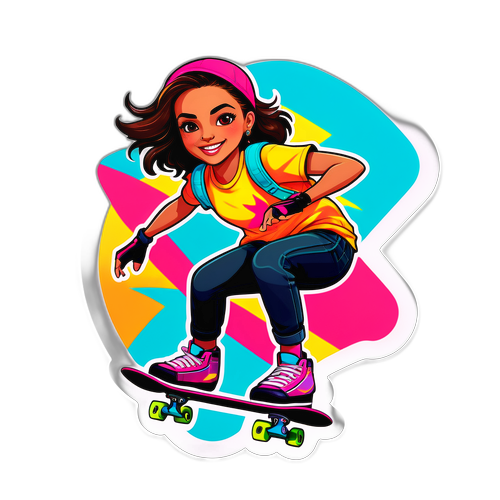 A Skateista Rayssa Leal em Ação