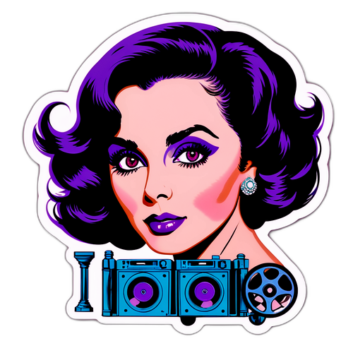 Glittering Sticker ni Elizabeth Taylor