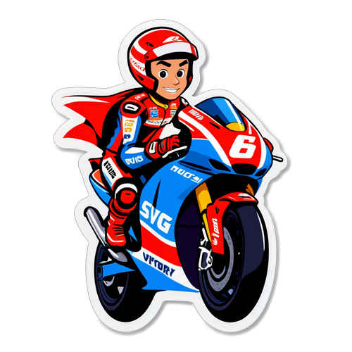 Verlies Niets: Rijd Voor De Overwinning Met Deze MotoGP Sticker!