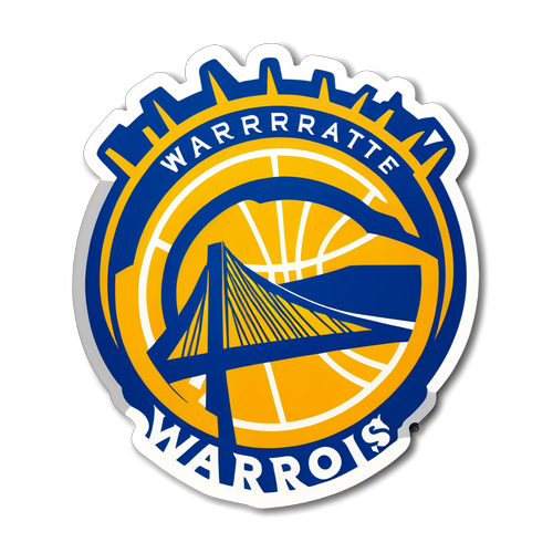 Unlock the Spirit of the Game with This Stunning Golden State Warriors Sticker!