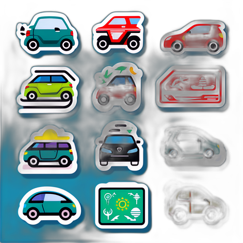 未来汽车发展趋势贴纸
