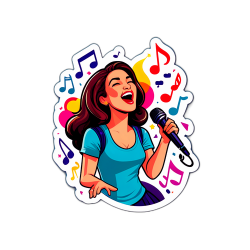 מירי אלוני שרה על הבמה