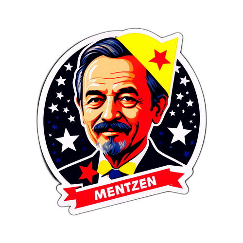 Sticker inspirowany Mentzenem