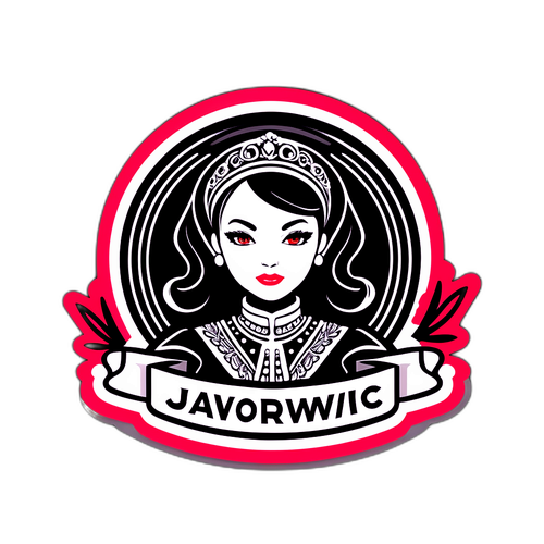 Stylowe logo Jaworowic z modnymi akcesoriami i nowoczesną czcionką