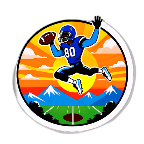 Motivational Football Sticker