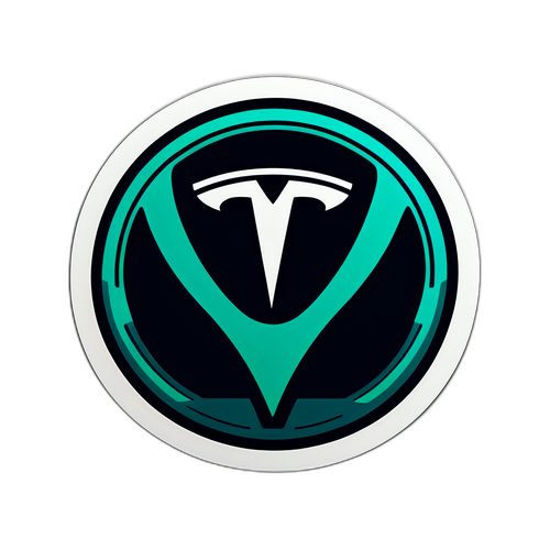 Tesla'nın Yeniliğini Sembolize Eden Modern Etiket