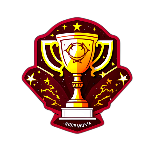 Hình ảnh chòm sao hình chiếc cúp, biểu tượng thành công của AS Roma