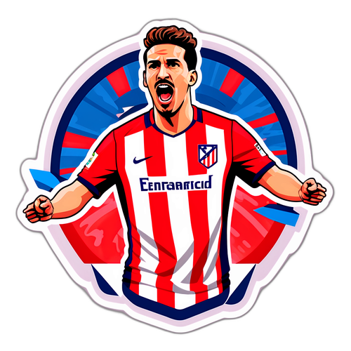 Samolepka pro zápas Atlético Madrid vs Eintracht