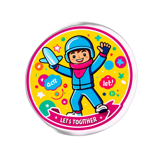 Персоналізована стікер з Потураєвим в дії