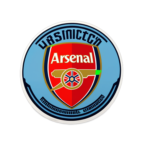 Arsenals och Manchester Citys Matchstickers