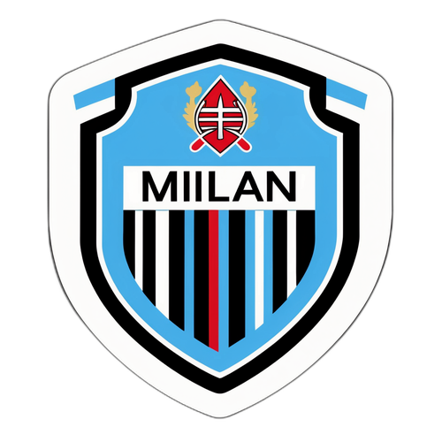 สติ๊กเกอร์สัญลักษณ์มิลานพบลาซิโอแบบเป็นมิตรกับสิ่งแวดล้อม