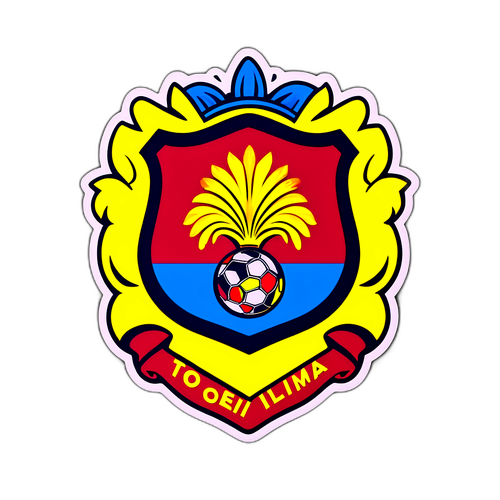 Diseño de un sticker que representa la intensidad del partido entre América y Tolima
