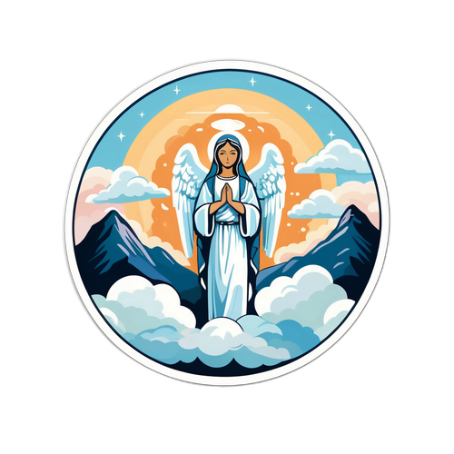 Adesivo Sereno di San Gabriele