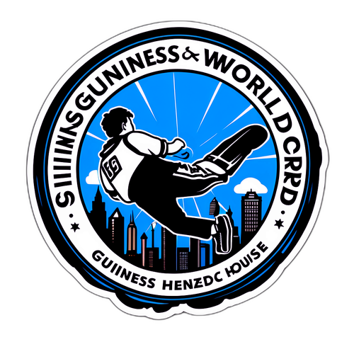 Guinness Wereldrecords Huis Sticker