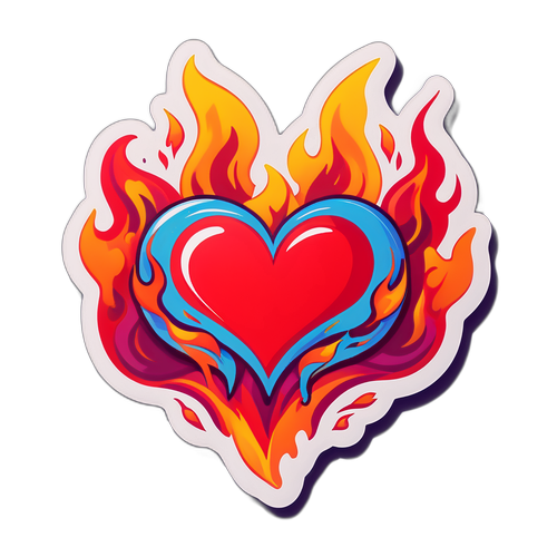 Fervid szív lángokkal