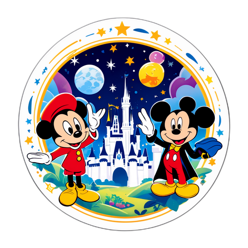 Adesivo de Cena Mágica da Disney