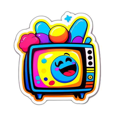 Eğlenceli TV Sticker'ı