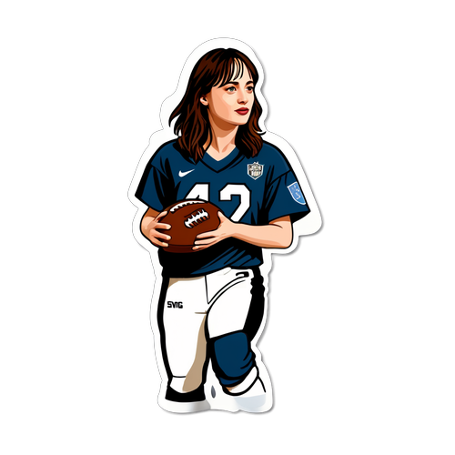 Dakota Johnson Sparser Neddson: Når Hollywood Møter Fotballens Eufori!