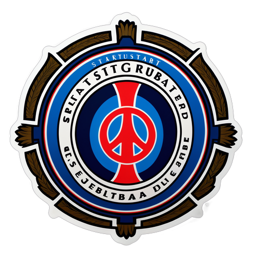 Emblemat Stuttgart z artystyczną interpretacją logo PSG